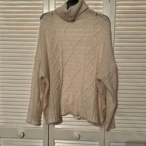 Aerie brand turtleneck side slit sweater